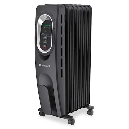 Honeywell Electric Portable Heater, 9-1/16"x13-3/4"x24-7/16", Black HWLHZ789